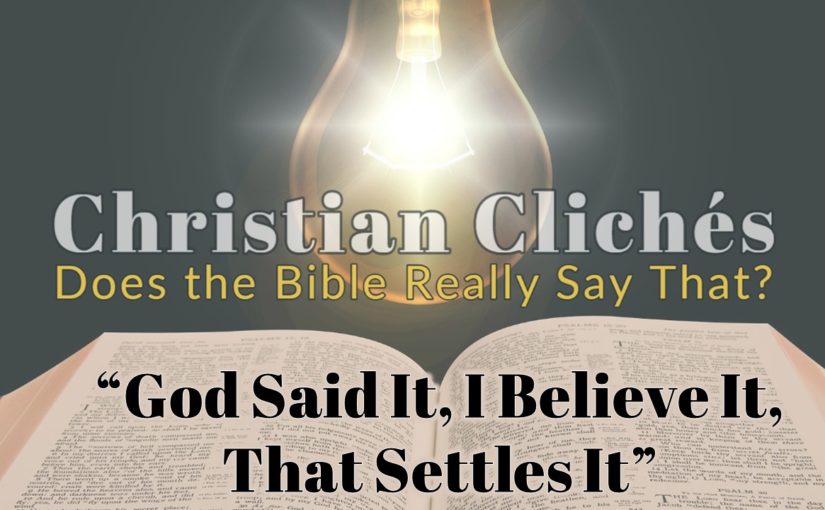 Christian Cliches Title Slide