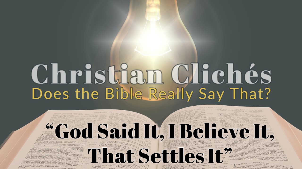 Christian Cliches Title Slide