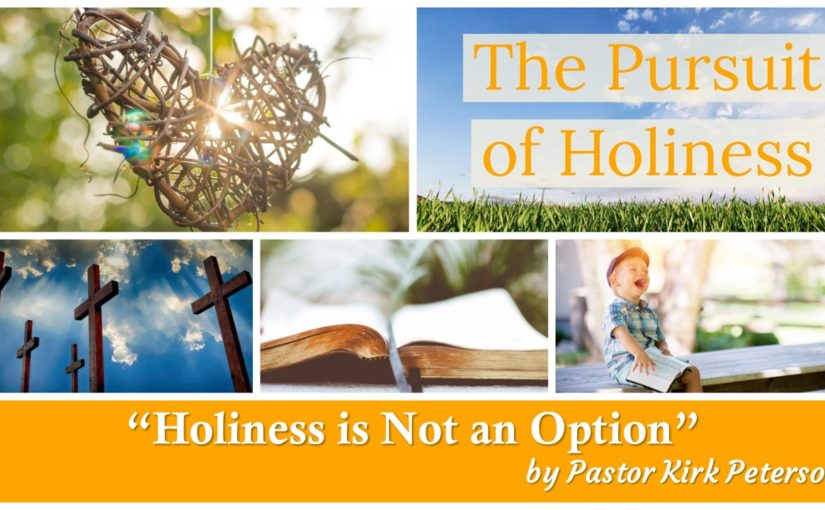 Holiness is Not an Option