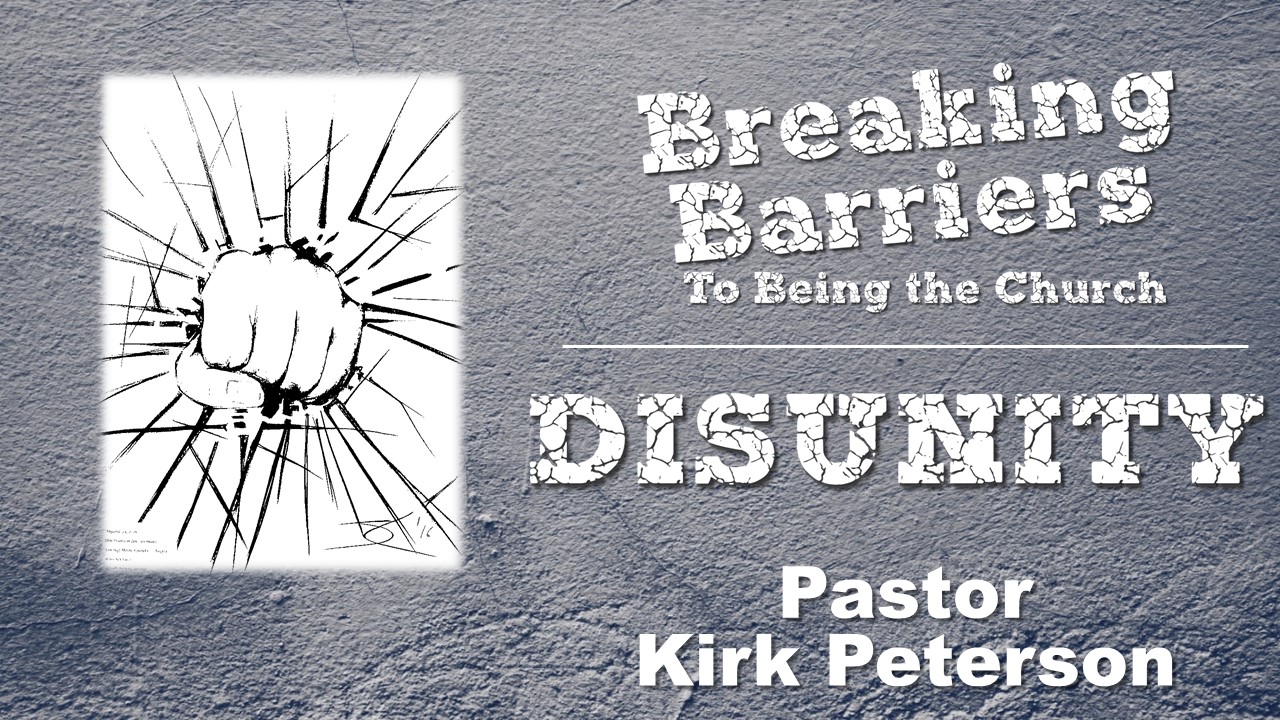 Breaking the Barrier of Disunity May 6, 2018