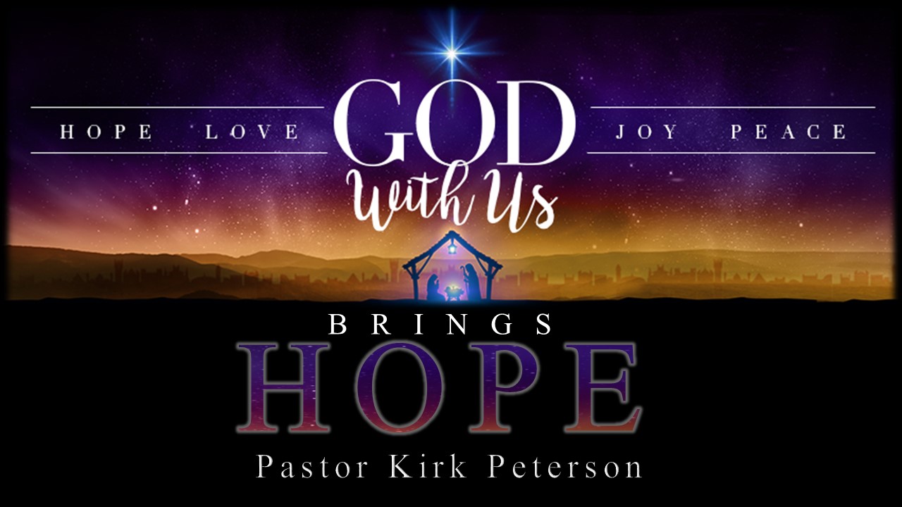 God With Us Brings Hope- Advent