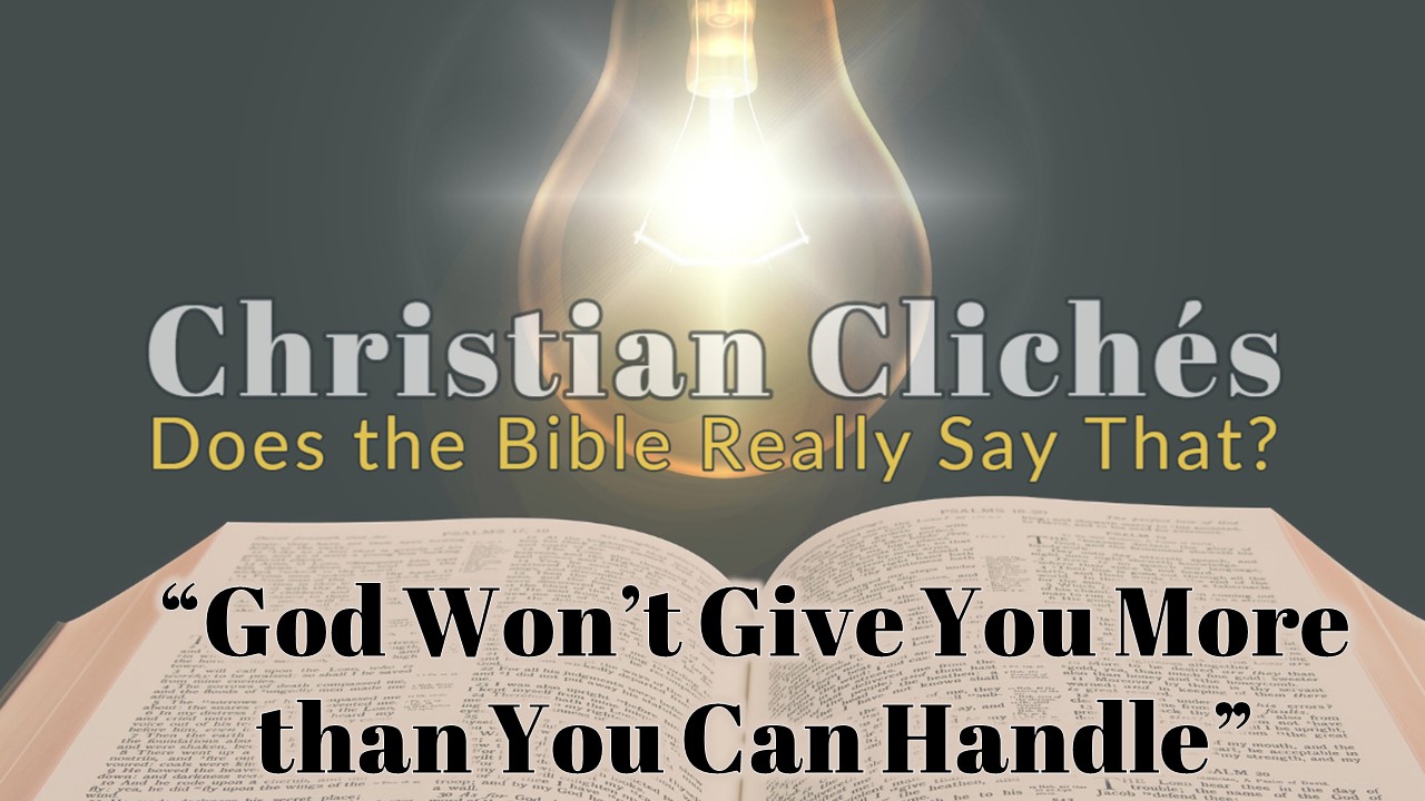 Christian Cliches Title Slide