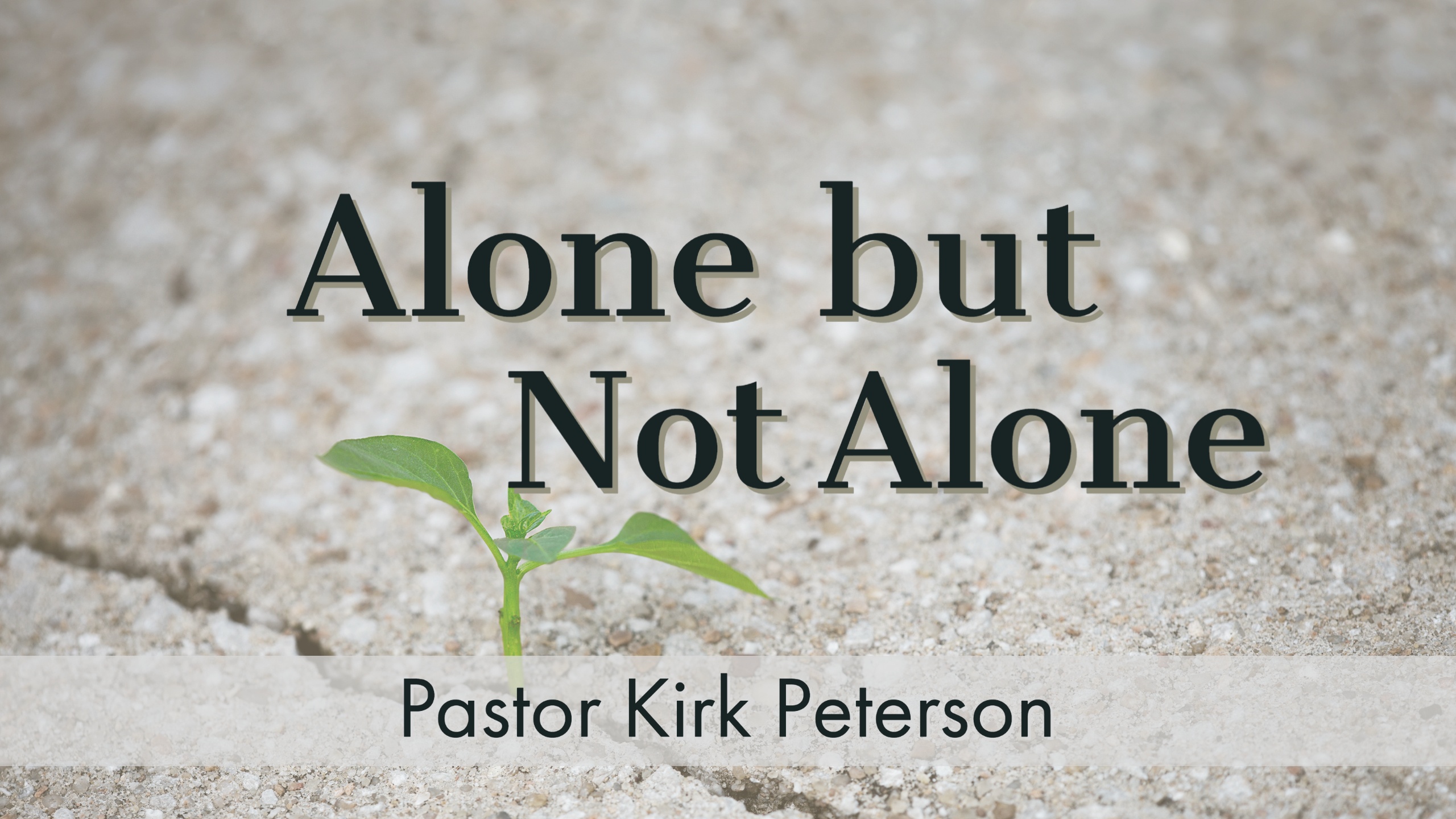 Sermon Series Title: You'll Get Through This