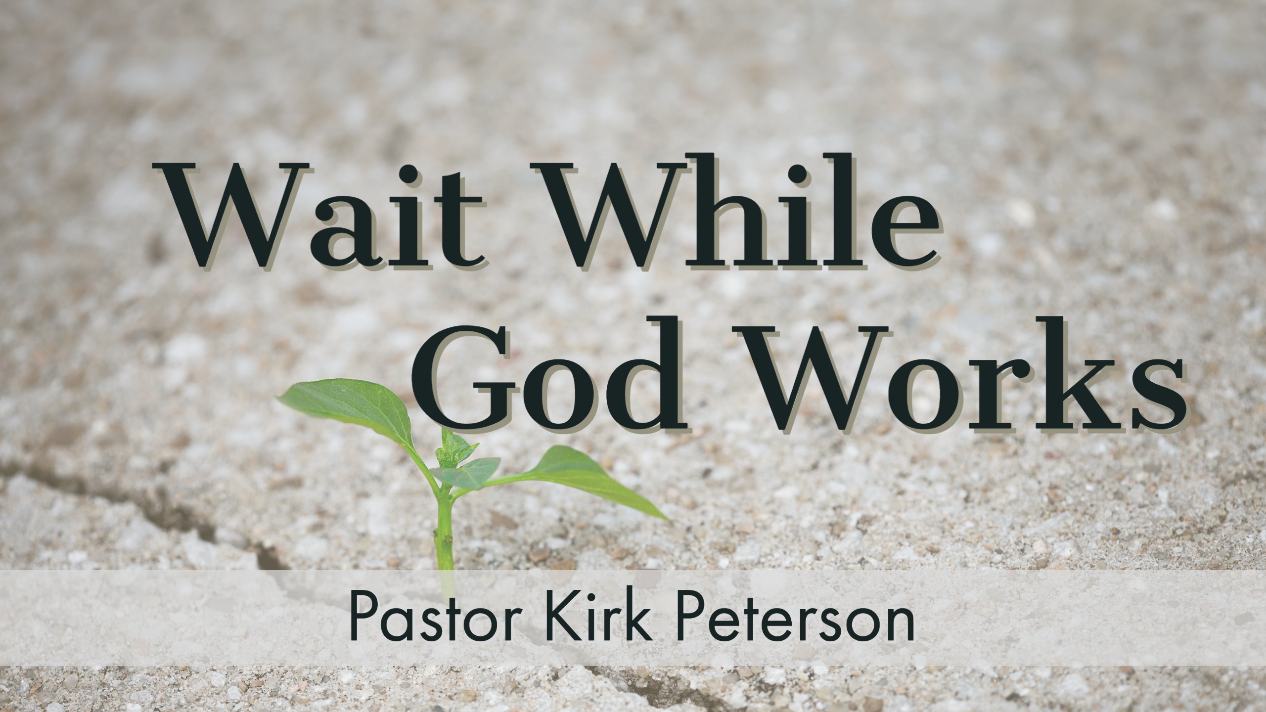 Sermon Series Title: You'll Get Through This