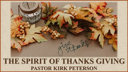 The Spirit of Thanks Giving