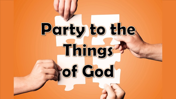 One at a Time Series Week 7: October 16 “Party to the Things of God”