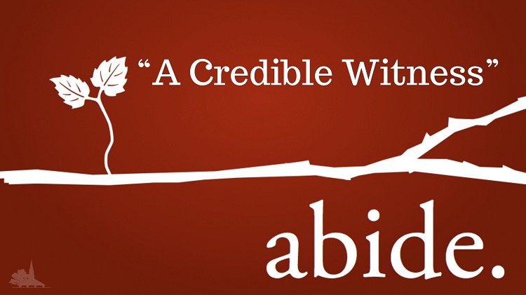 “Abide” series begins: “A Credible Witness”
